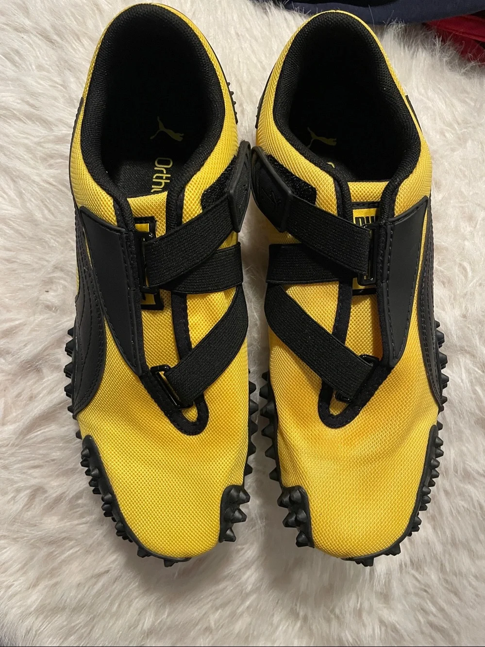 Puma Mostro OG Prime Yellow and Black  Performance Sneakers unisex 41 M8.5/ W10